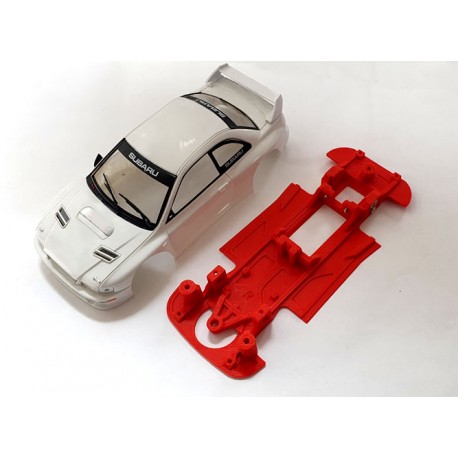 Chasis EVO Subaru block Lineal-R compatible MSC - Scaleauto