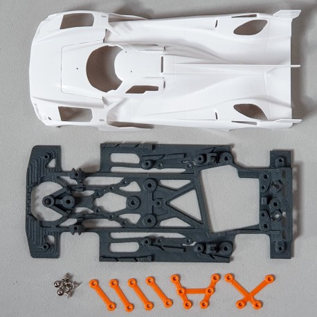 Chasis Cadillac LMdH RR con rigidizadores compatible Scaleauto