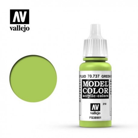 Pintura acrilica Verde Fluo Model Color 70.737